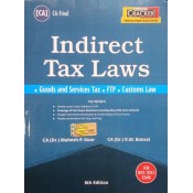 Taxmann's Indirect Tax Laws Cracker [IDT] for CA Final November 2023 Exam by CA (Dr.) Mahesh Gour, CA (Dr.) K.M. Bansal 